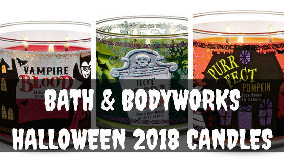 BATH AND BODY WORKS HALLOWEEN CANDLES