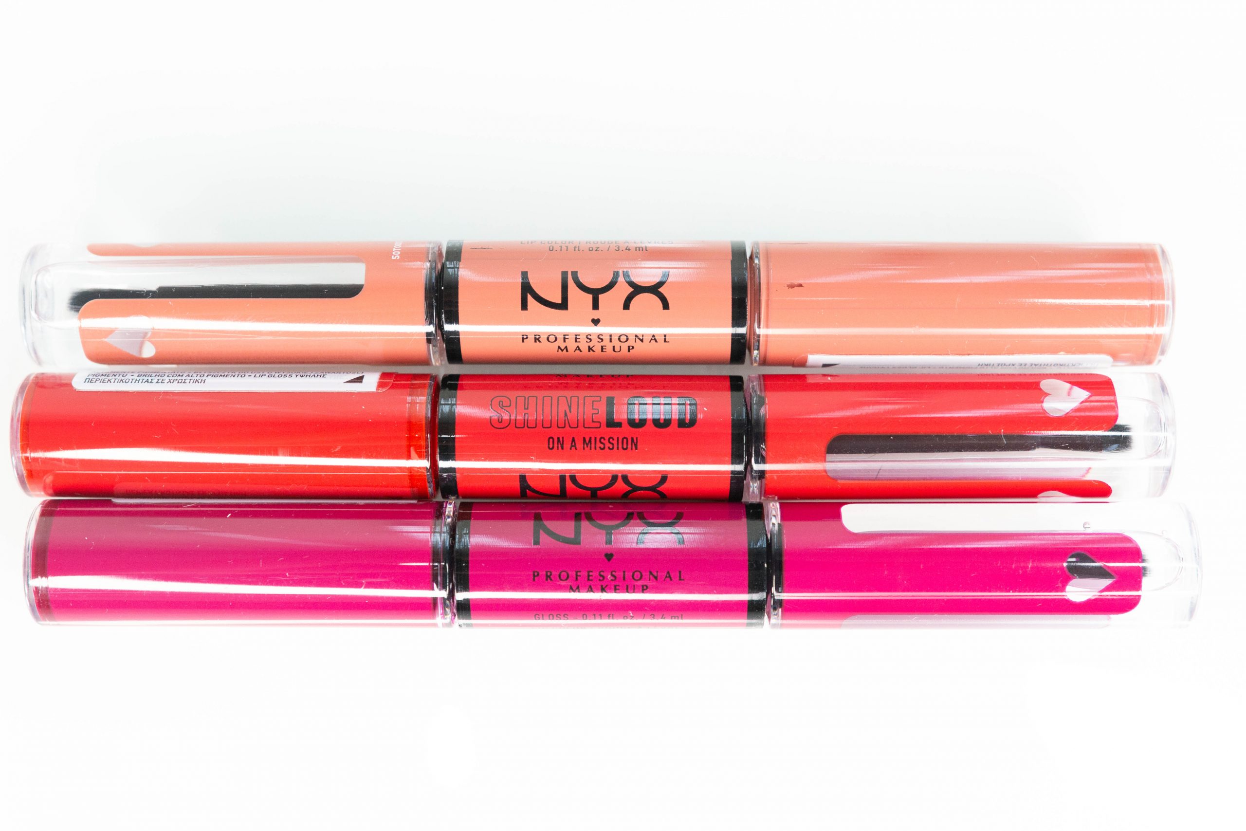 Review of NYX Shine Loud Lipstick and Lip Gloss, Photos